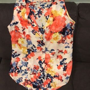 Gibson brand floral blouse